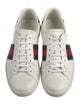 Gucci Sylvie Web Accent Leather Sneakers