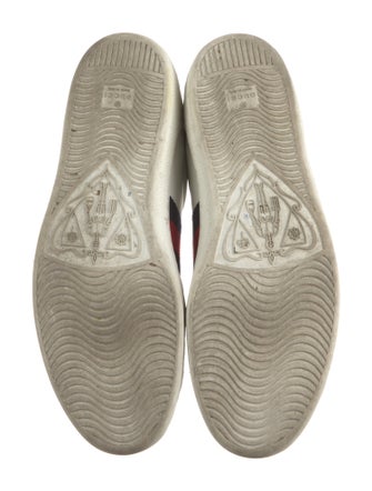 Gucci Sylvie Web Accent Leather Sneakers