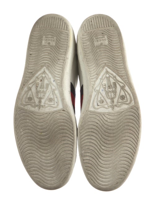 Gucci Sylvie Web Accent Leather Sneakers