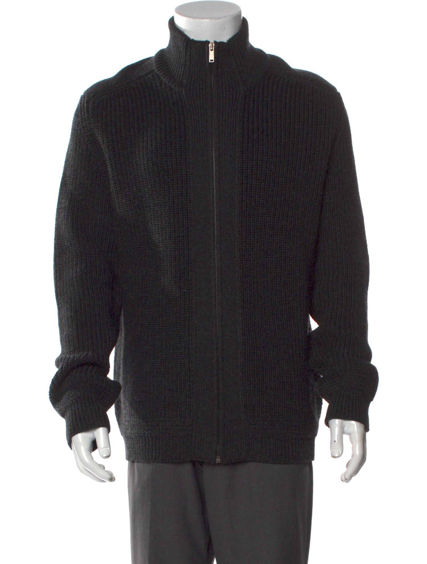 Gucci Merino Wool Turtleneck Cardigan