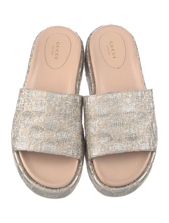 Gucci GG Lurex Slides
