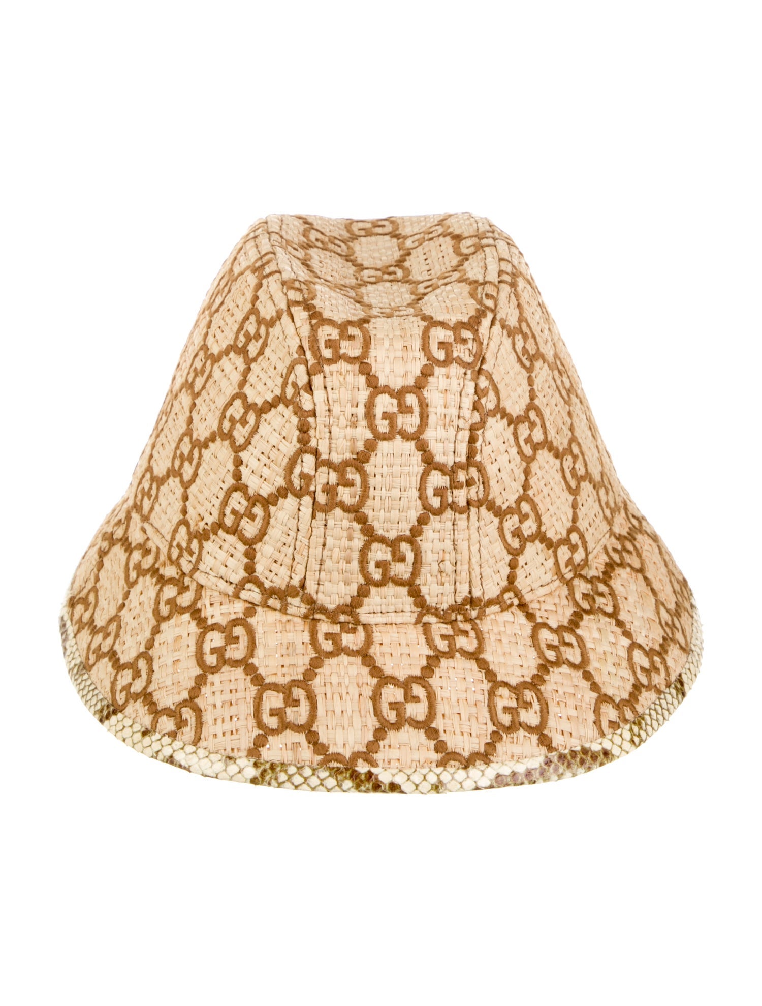 Gucci GG Raffia Bucket Hat