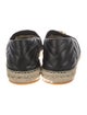 Gucci Double G Logo Leather Espadrilles