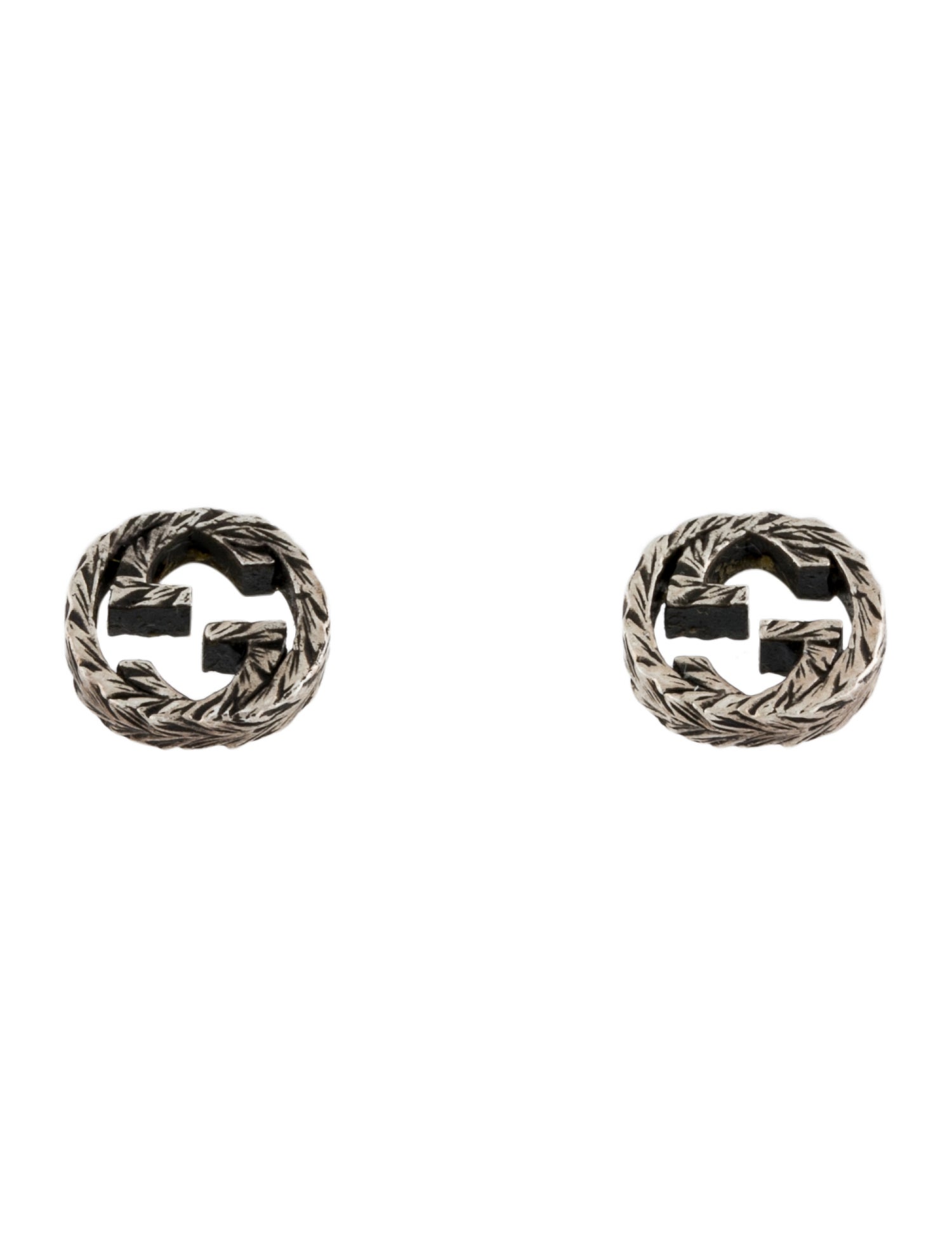 Gucci Interlocking G Stud Earrings