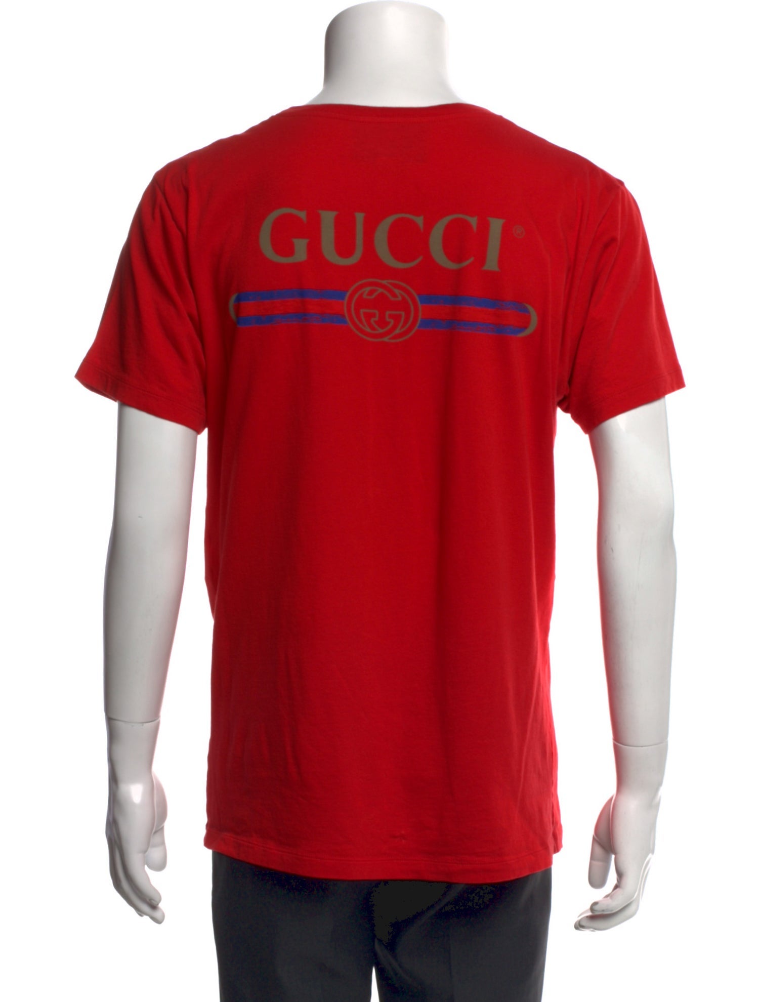 Gucci Signature Logo Crew Neck T-Shirt