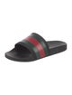 Gucci Web Accent Rubber Slides