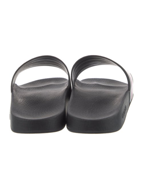 Gucci Web Accent Rubber Slides