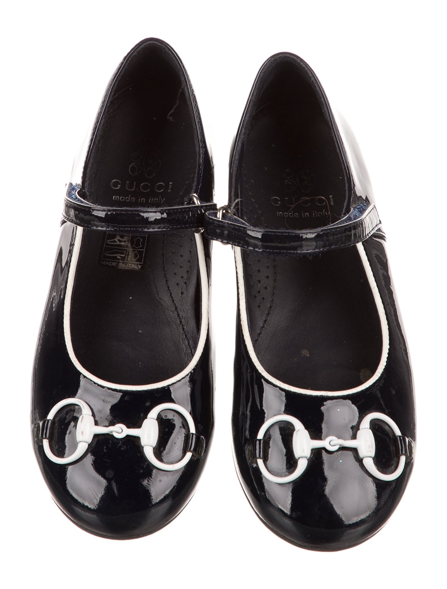 Gucci Girls' Patent Leather Flats