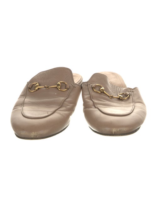 Gucci Horsebit Accent Leather Mules