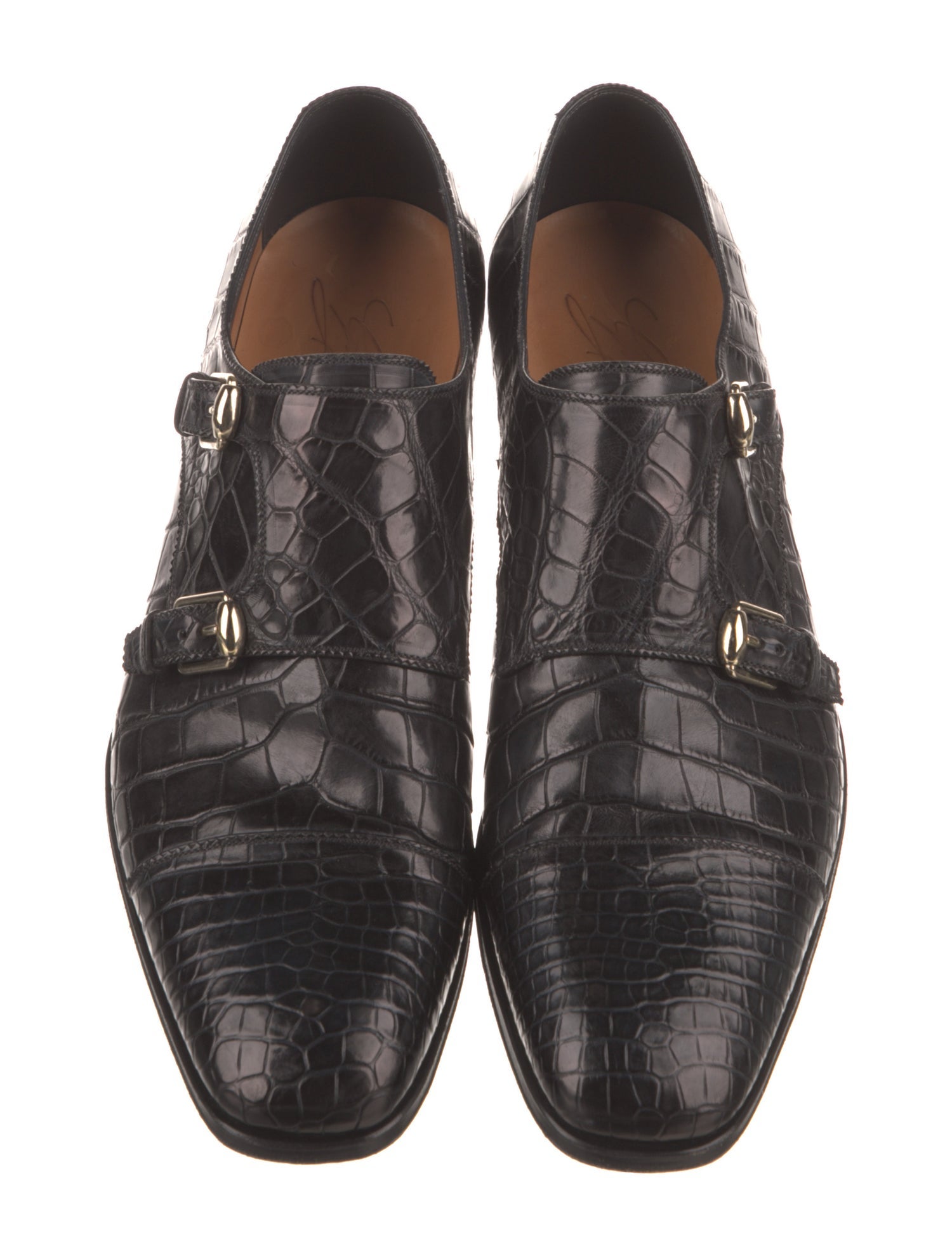 Gucci Leather Monk Straps