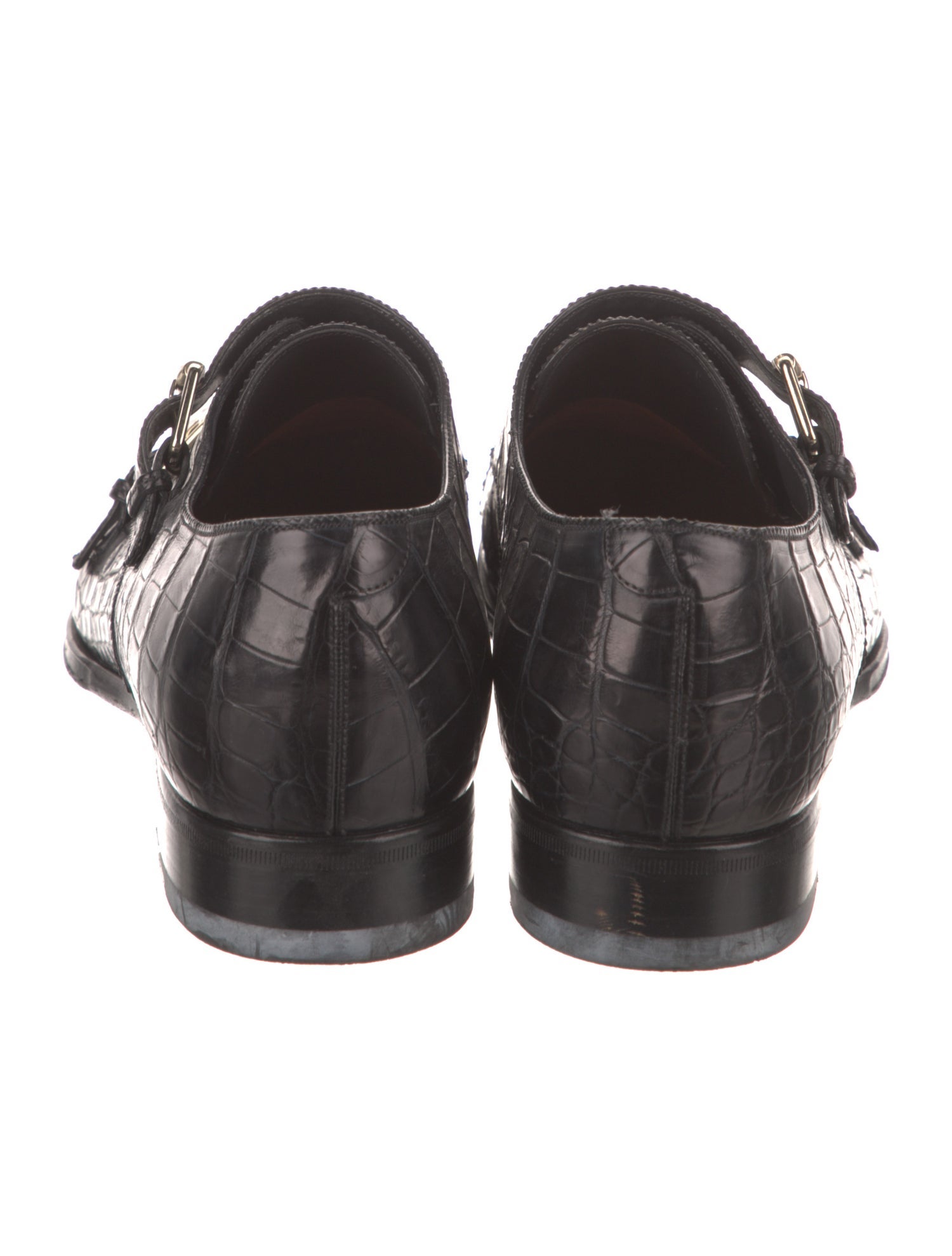 Gucci Leather Monk Straps