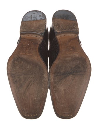 Gucci Leather Monk Straps