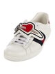 Gucci Sylvie Web Accent Leather Sneakers