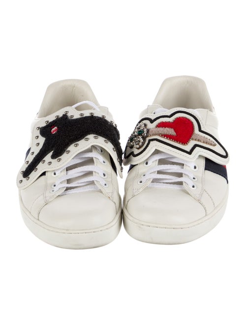 Gucci Sylvie Web Accent Leather Sneakers