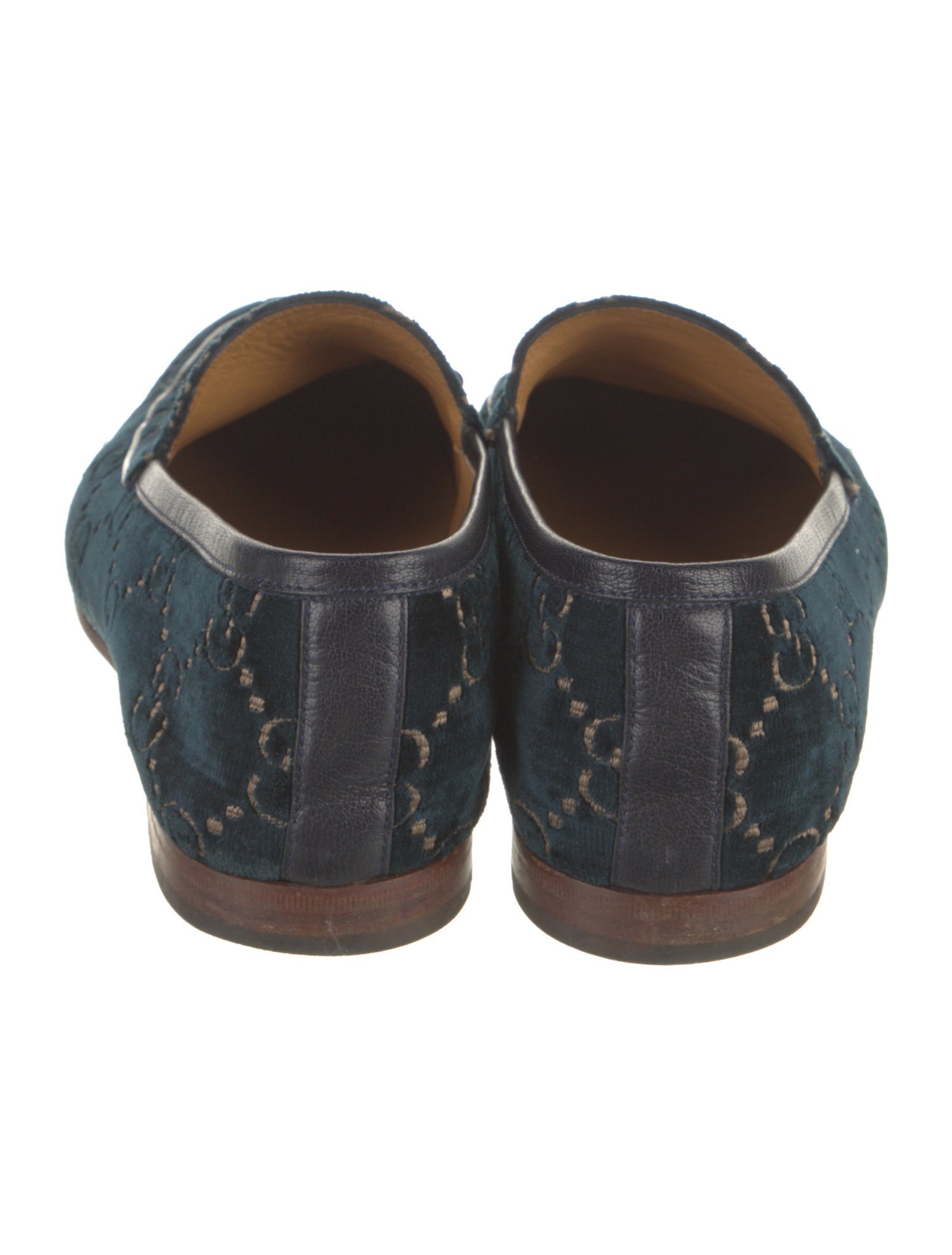 Gucci GG Logo Velvet Loafers