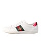 Gucci Web Accent Leather Sneakers