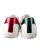 Gucci Web Accent Leather Sneakers