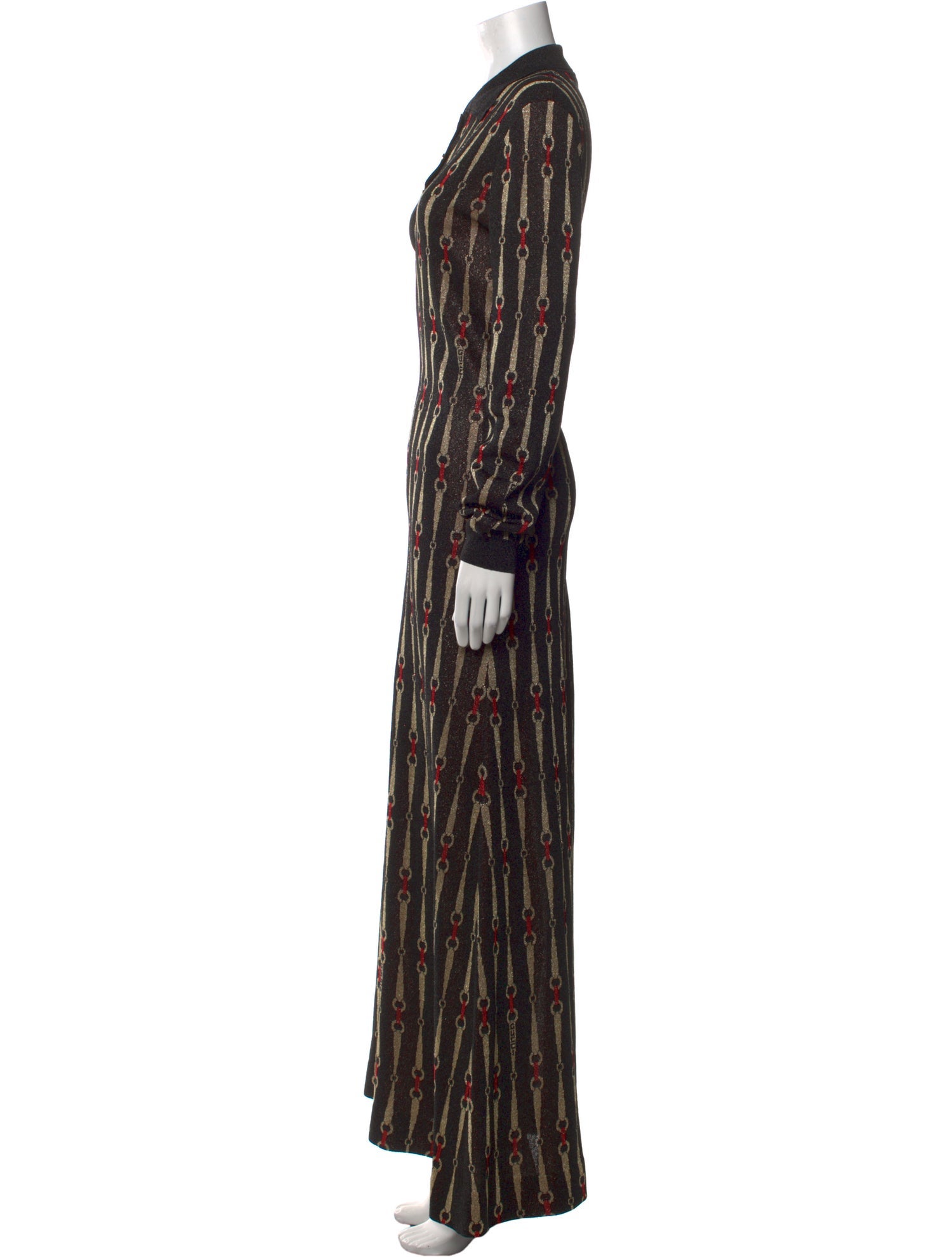 Gucci Printed Long Dress