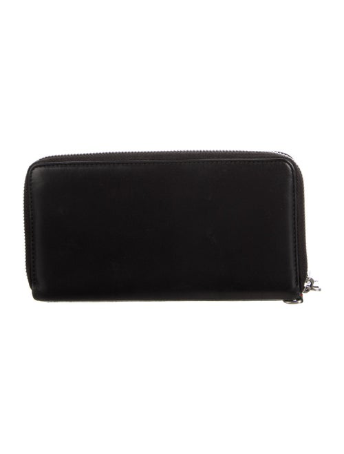 Gucci Web Accent Leather Continental Wallet