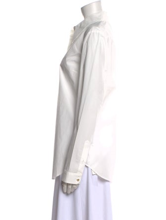 Gucci Long Sleeve Button-Up Top