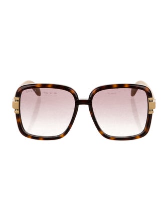 Gucci Oversize Gradient Sunglasses Oversize Sunglasses