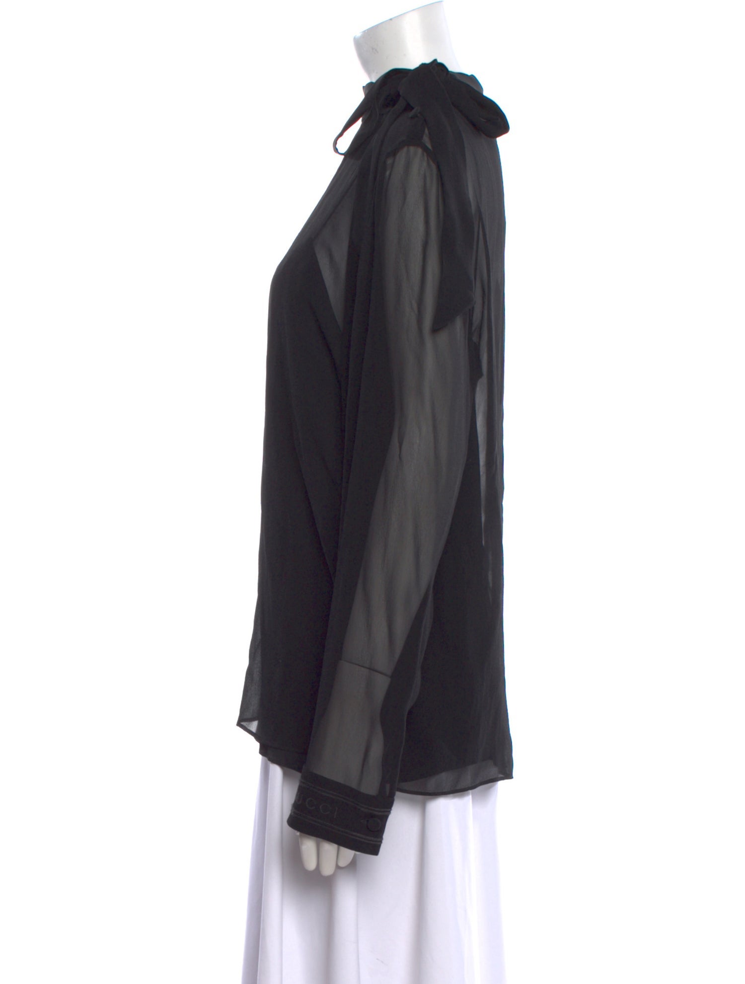 Gucci Georgette Silk Sweatshirt