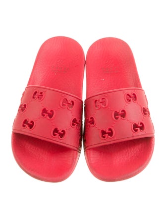 Gucci Kids' GG Rubber Slides
