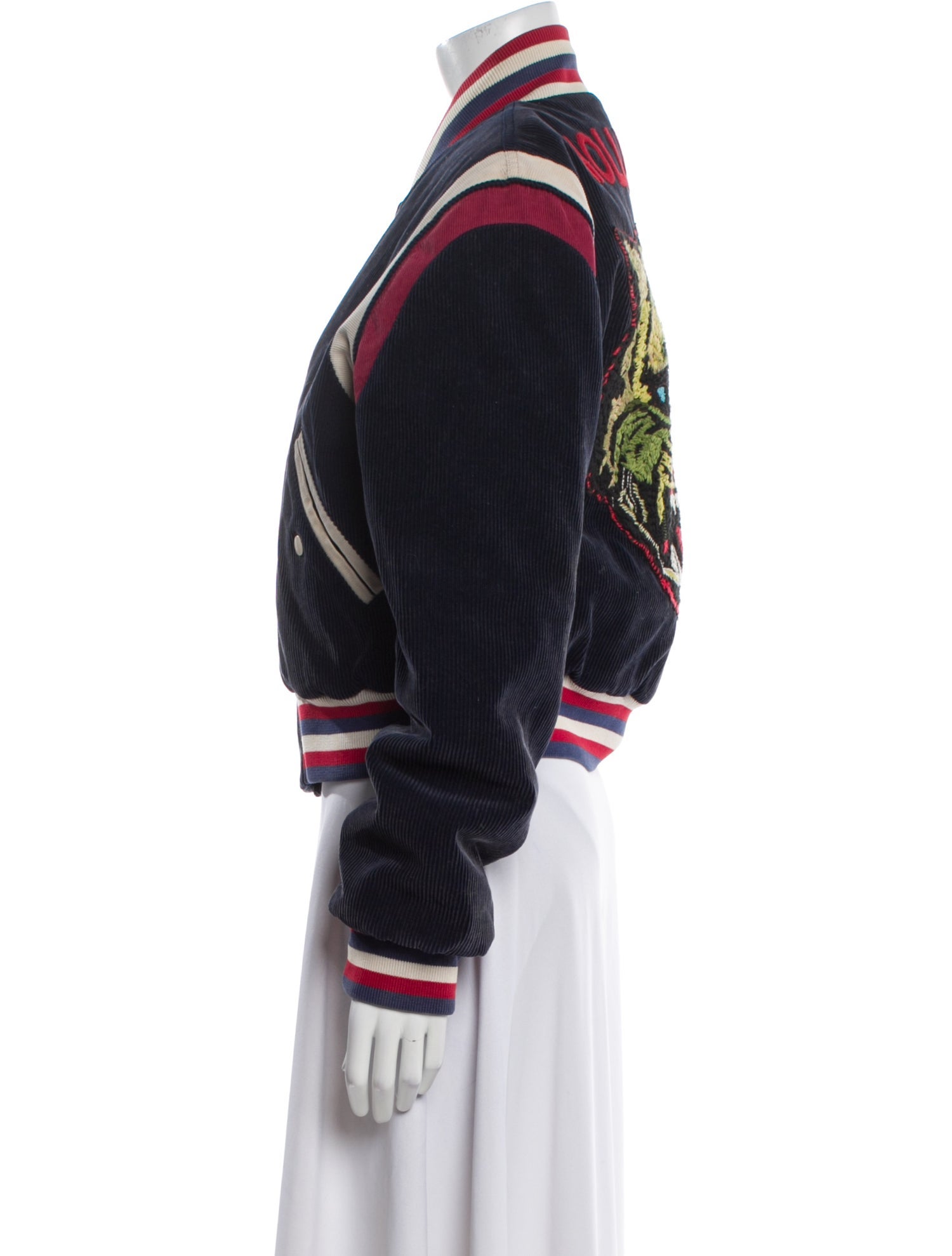 Gucci Graphic Print Bomber Jacket