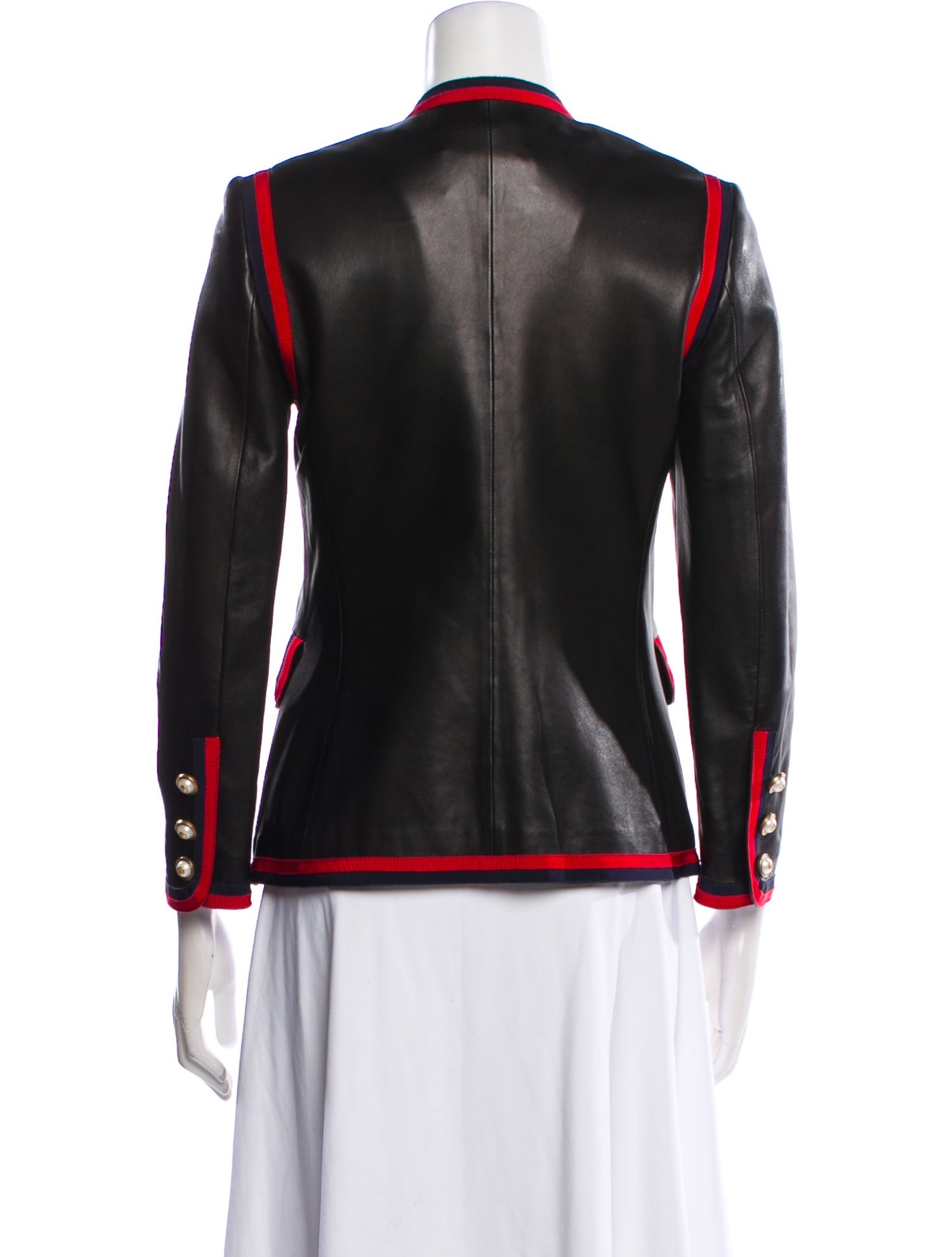 Gucci Leather Evening Jacket