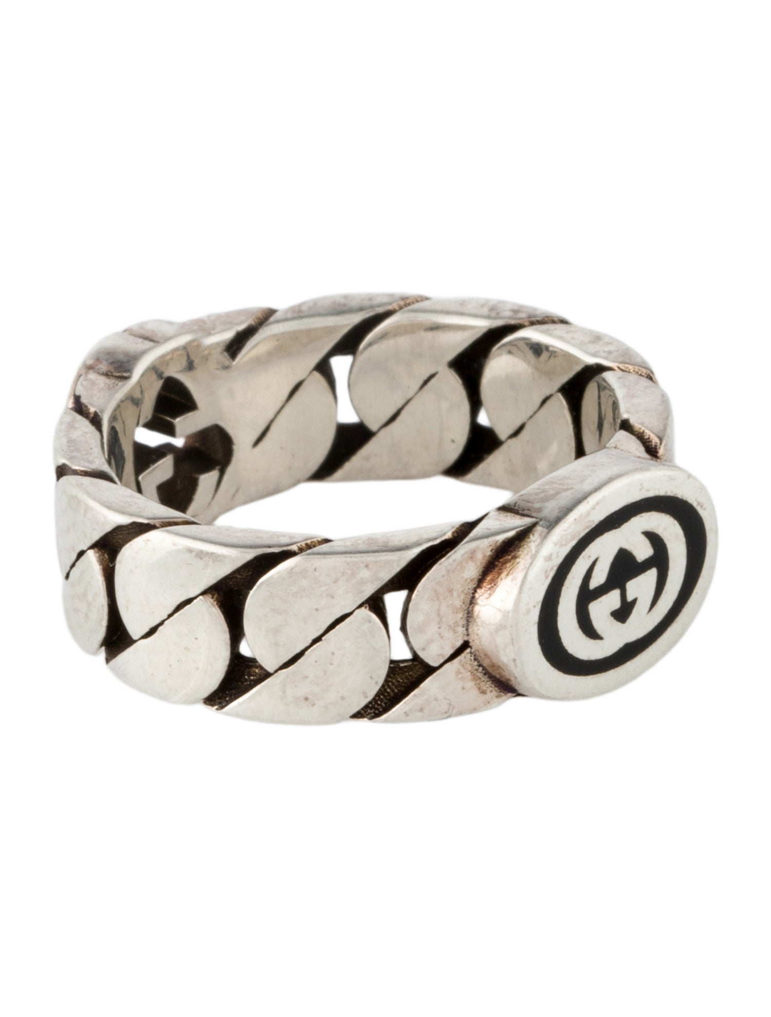 Gucci Interlocking G Chain Link Ring