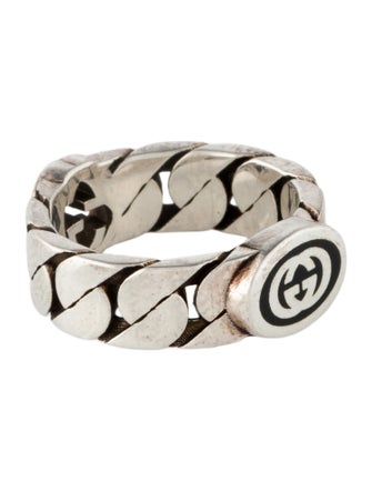 Gucci Interlocking G Chain Link Ring