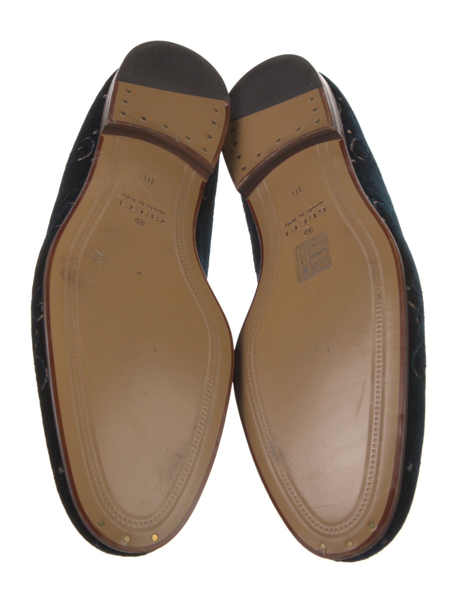 Gucci GG Imprimé Velvet Loafers