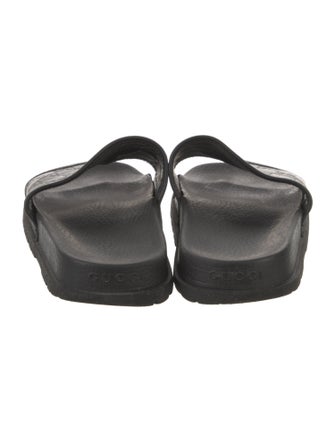 Gucci GG Signature Leather Slides