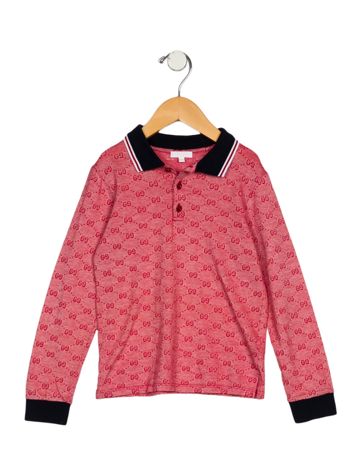 Gucci Gucci Boys' Long Sleeve Collared Shirt