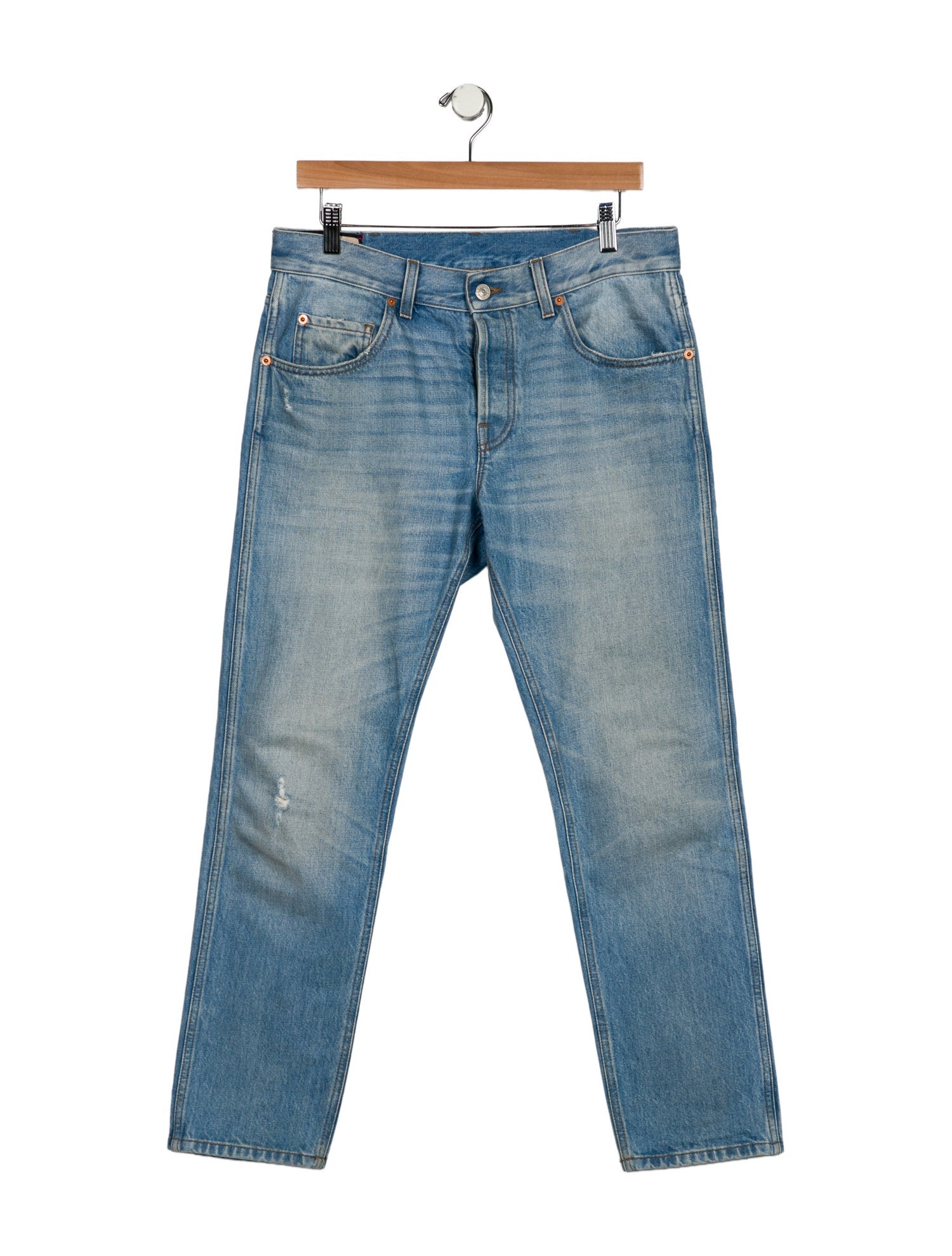 Gucci Interlocking G Logo Skinny Jeans