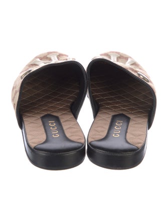 Gucci GG Canvas Canvas Slides
