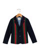 Gucci Toddler Boys' Web Accent Blazer