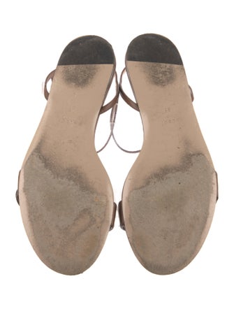 Gucci Running GG Logo Leather Slides