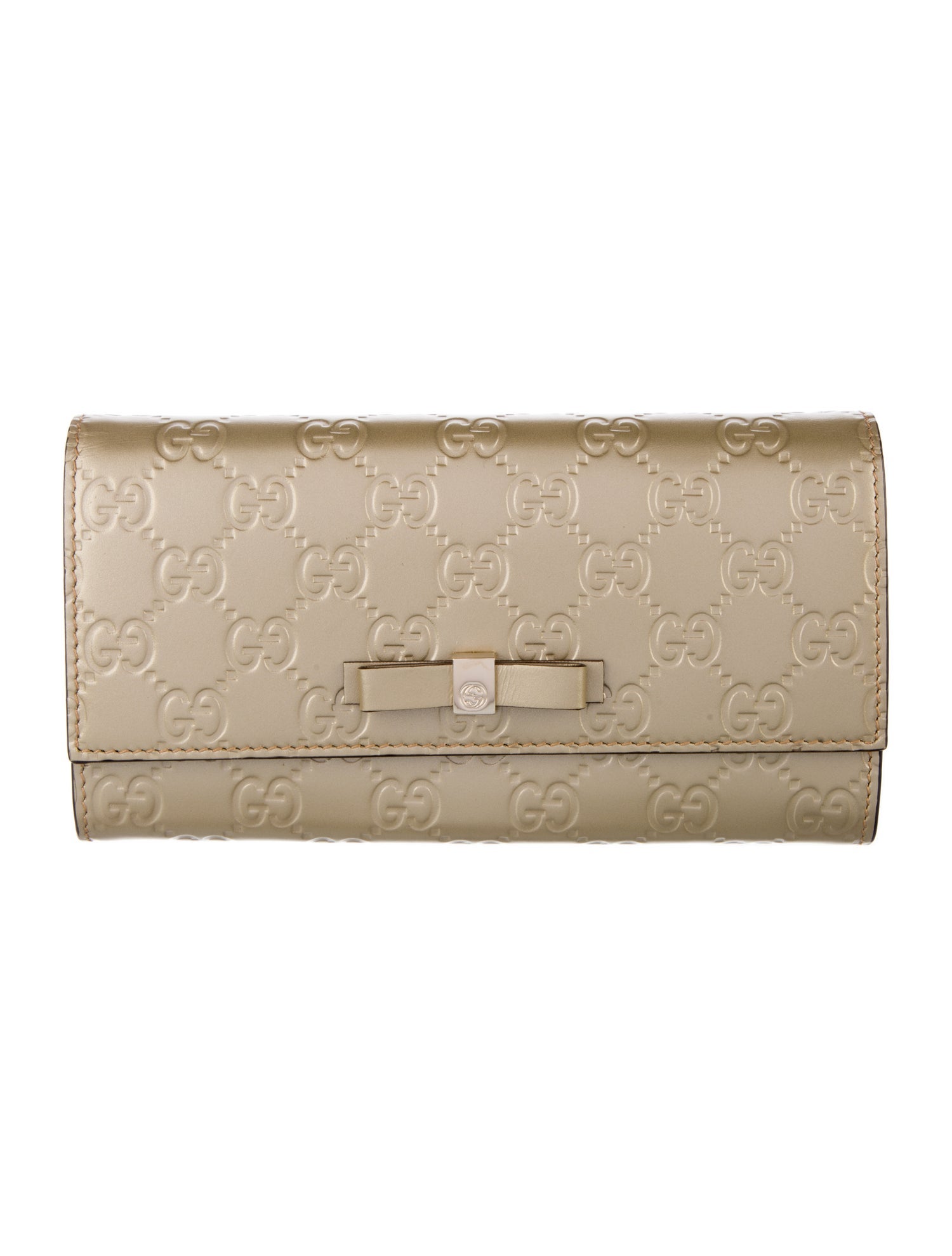 Gucci Guccissima Heart GG Signature Continental Wallet