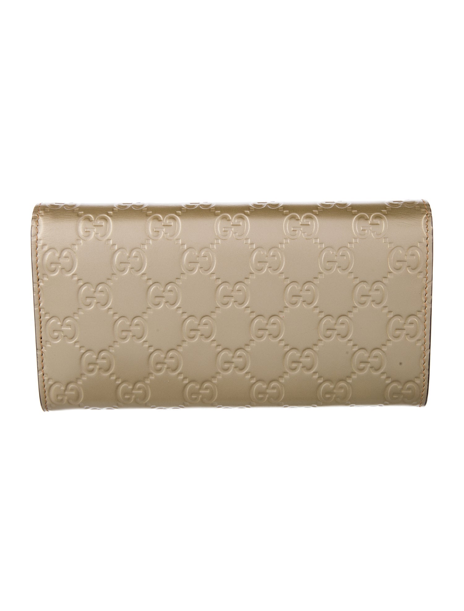 Gucci Guccissima Heart GG Signature Continental Wallet