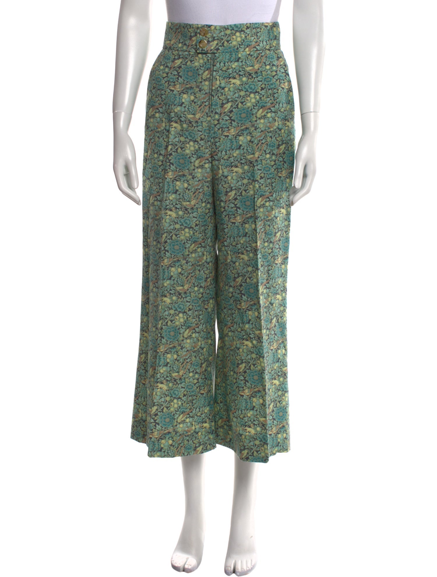 Gucci Wool Wide Leg Pants