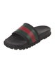 Gucci Web Accent Rubber Slides