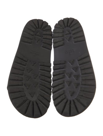 Gucci Web Accent Rubber Slides
