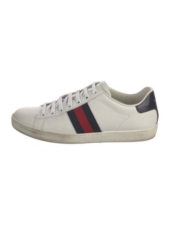 Gucci Sylvie Web Accent Leather Sneakers
