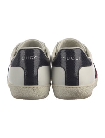 Gucci Sylvie Web Accent Leather Sneakers