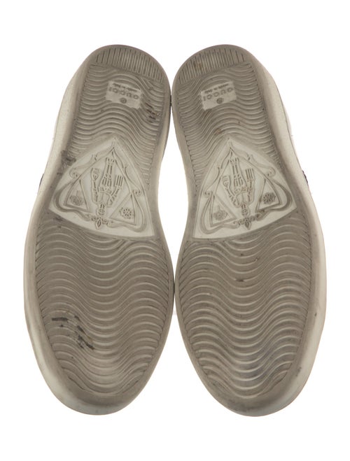 Gucci Sylvie Web Accent Leather Sneakers