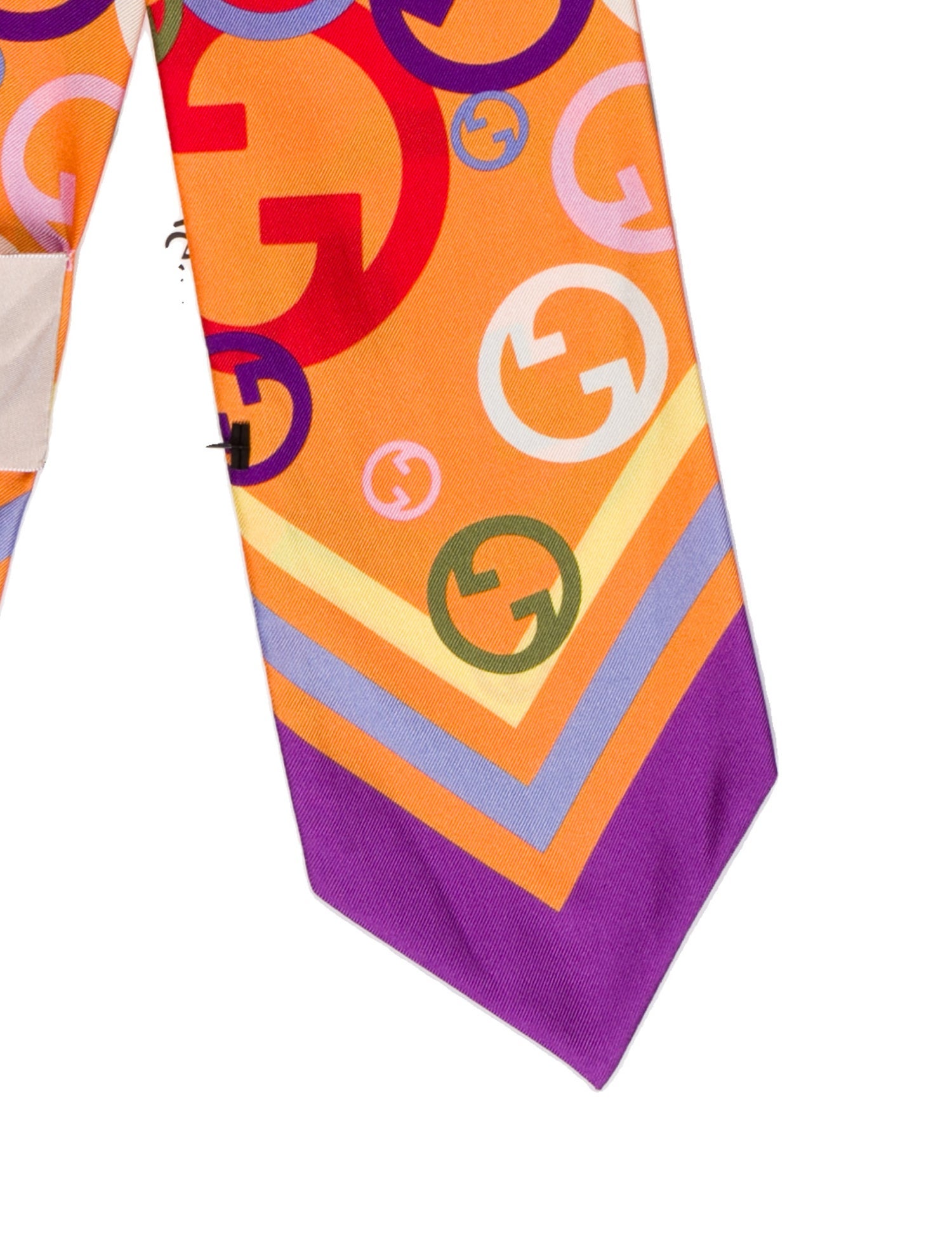 Gucci Silk Printed Scarf w/ Tags