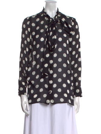 Gucci 2016 Silk Button-Up Top