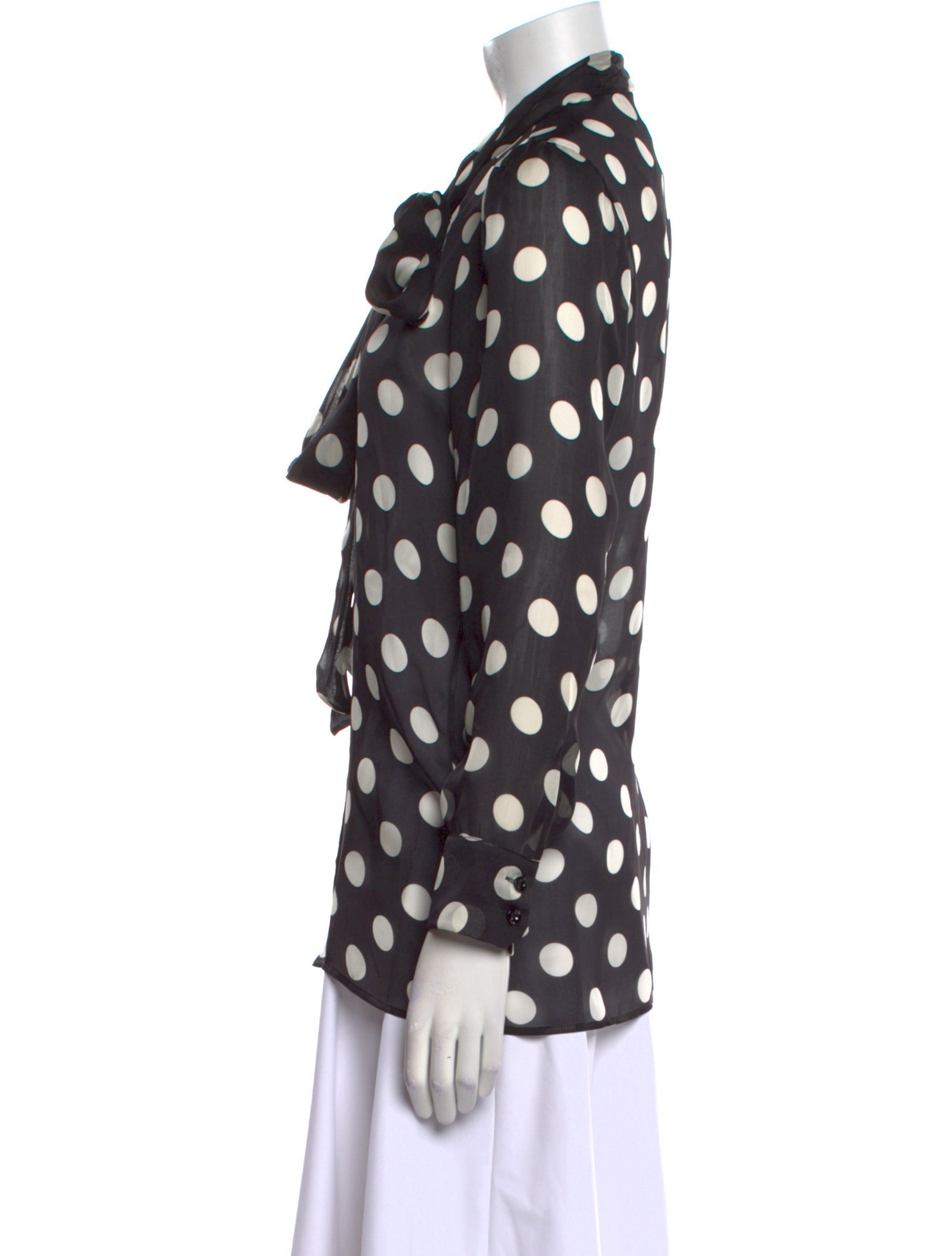 Gucci 2016 Silk Button-Up Top