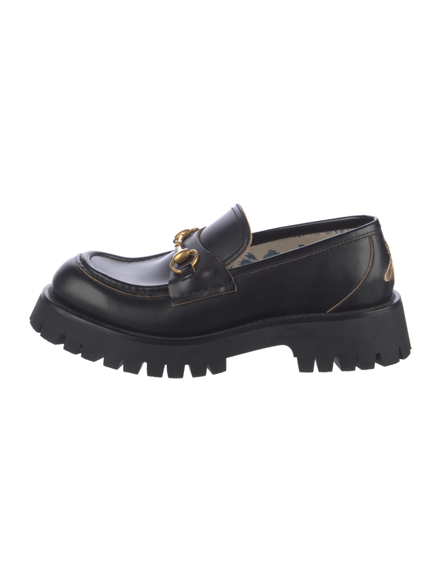 Gucci Horsebit Accent Leather Loafers